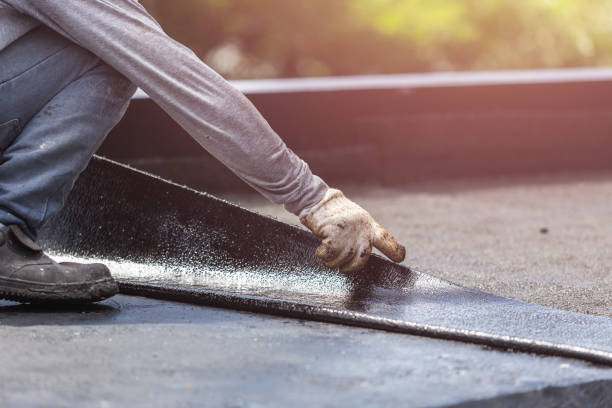 Professional Waterproofing technician working in Montvale, NJ